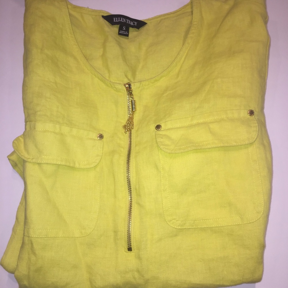 Ellen Tracy Linen Shirt